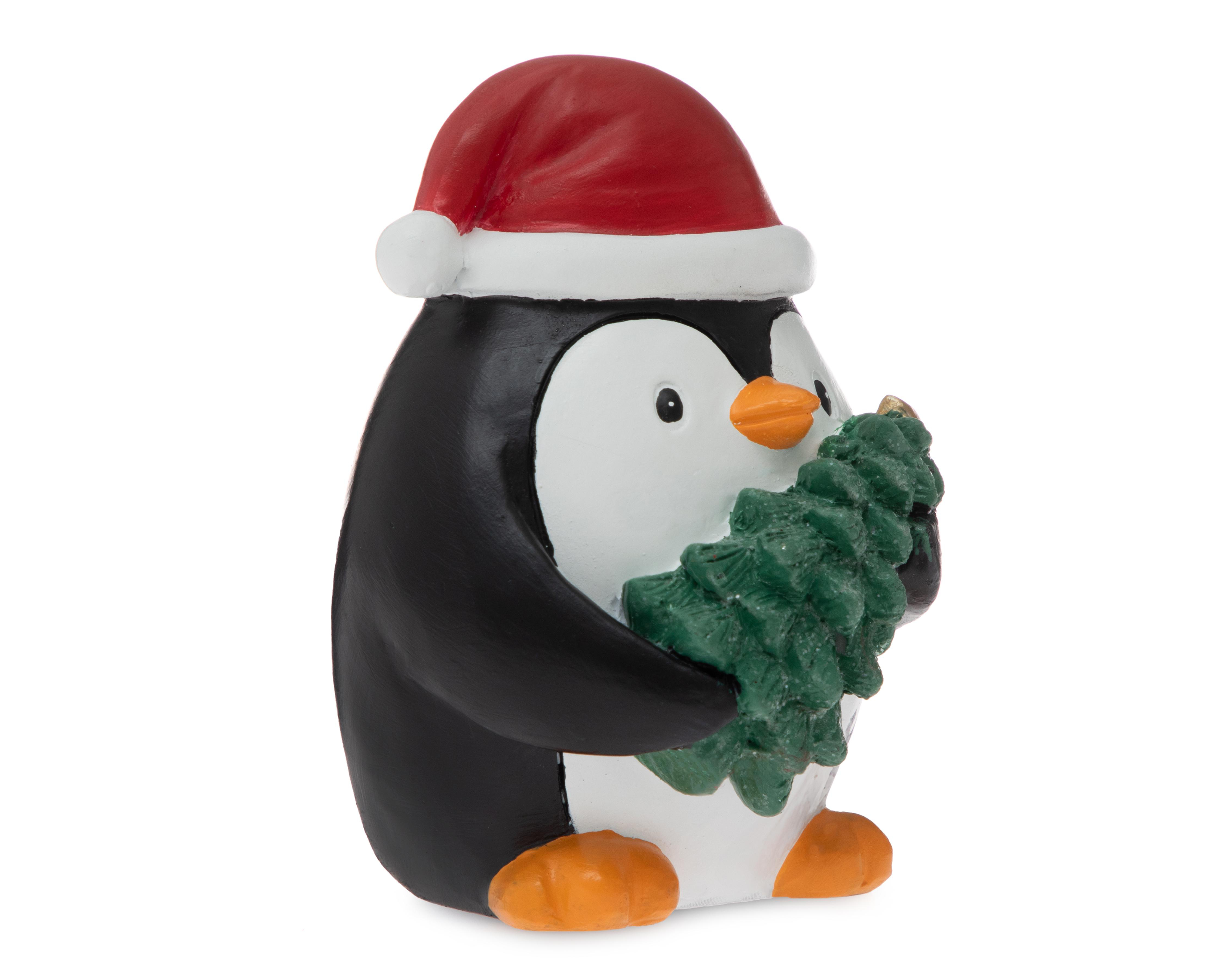 Foto 2 pulgar | Figura Decorativa Pingüino de Navidad Letty de Resina