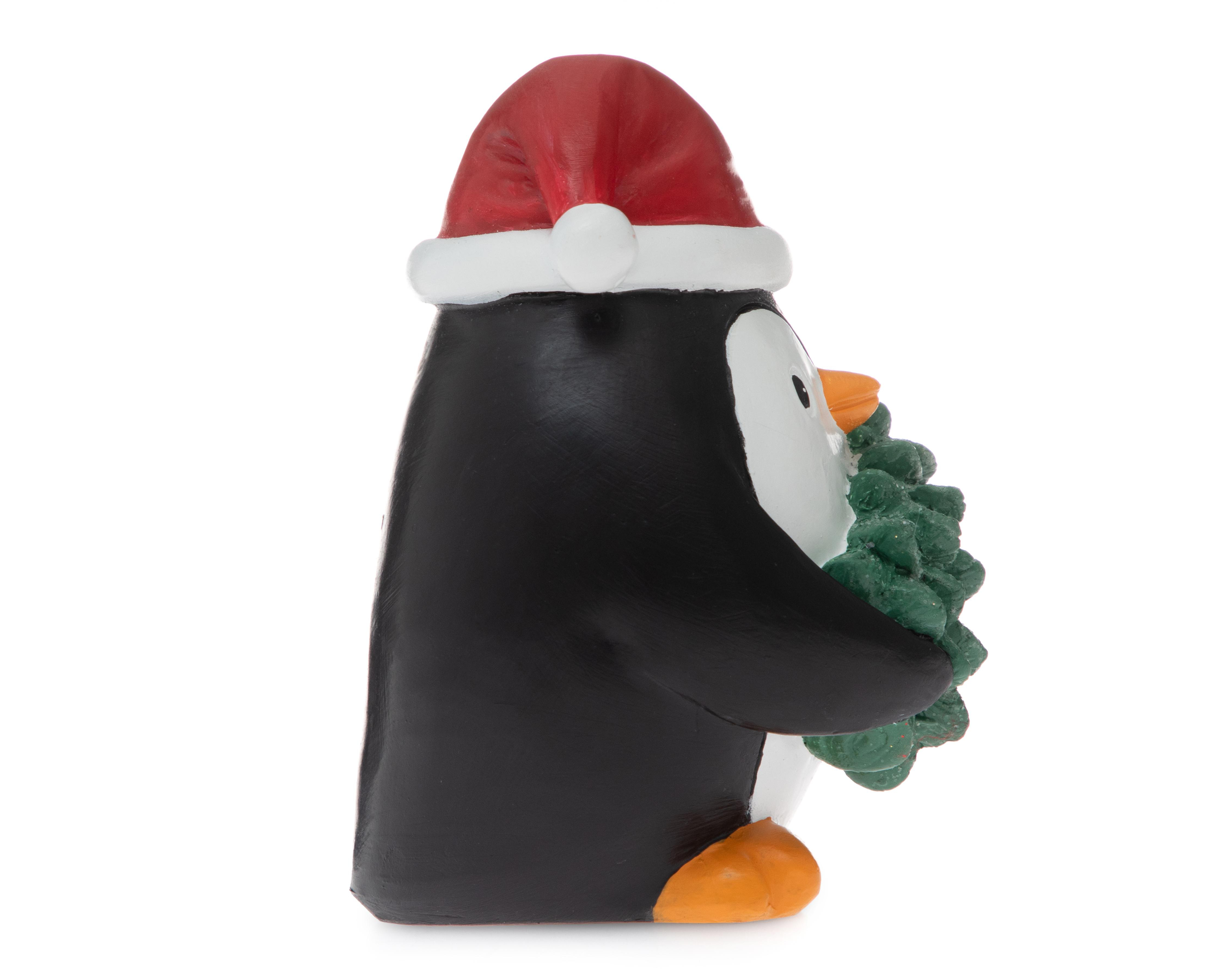 Foto 3 pulgar | Figura Decorativa Pingüino de Navidad Letty de Resina