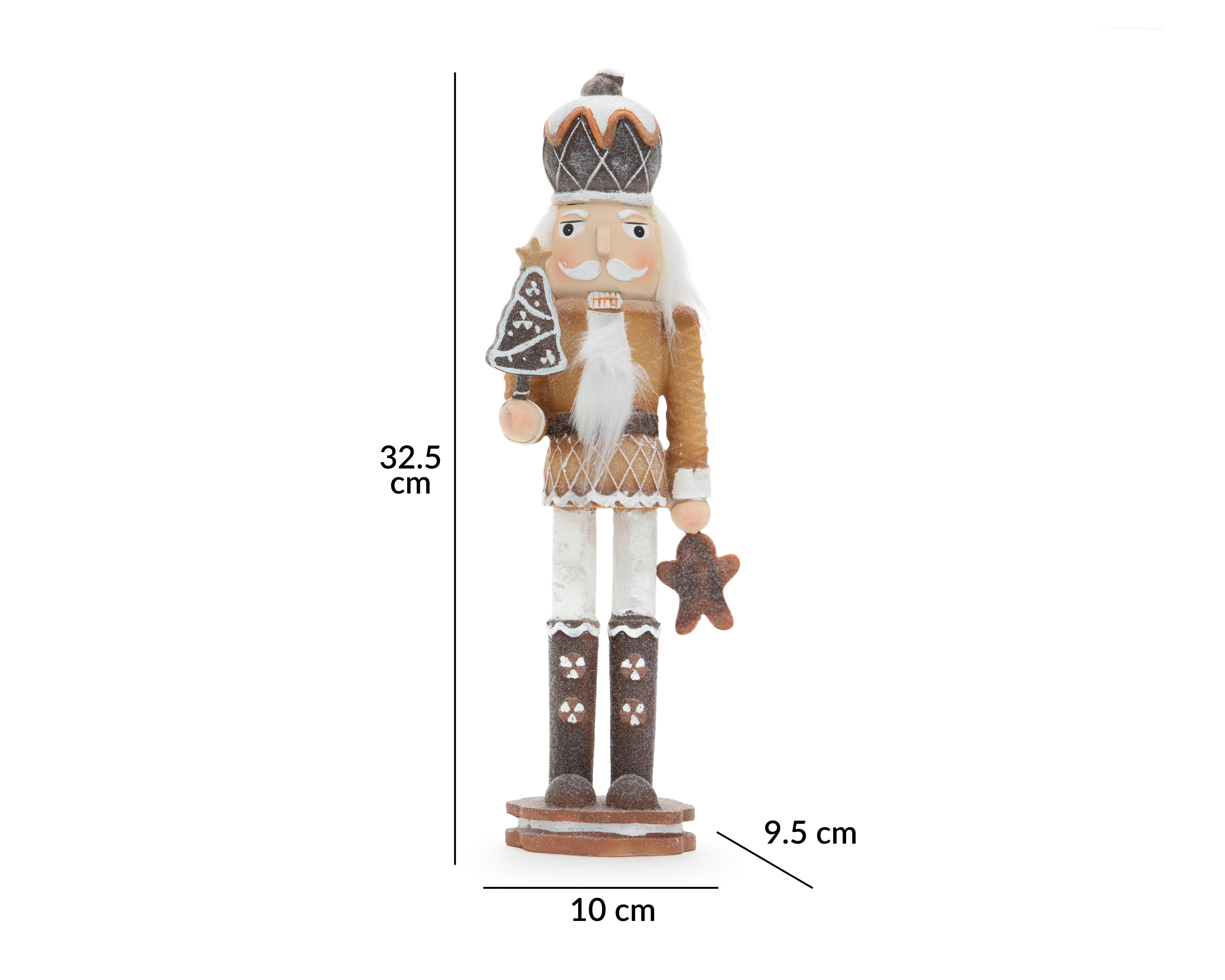 Foto 7 pulgar | Figura Decorativa Cascanueces de Navidad Craft Nutrcracker B de Resina
