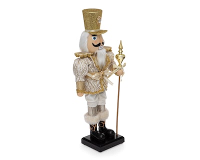 Foto 1 | Figura Decorativa Cascanueces Navideño Metalic Men de Plástico