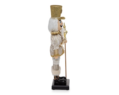 Foto 2 | Figura Decorativa Cascanueces Navideño Metalic Men de Plástico