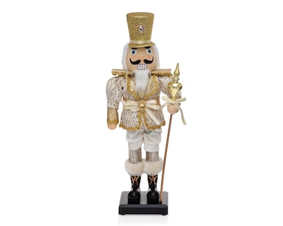 Foto 3 | Figura Decorativa Cascanueces Navideño Metalic Men de Plástico