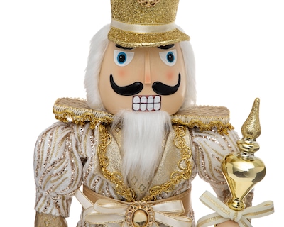 Foto 4 | Figura Decorativa Cascanueces Navideño Metalic Men de Plástico