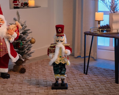 Foto 5 | Figura Decorativa Cascanueces Navideño Tradi Men de Plástico