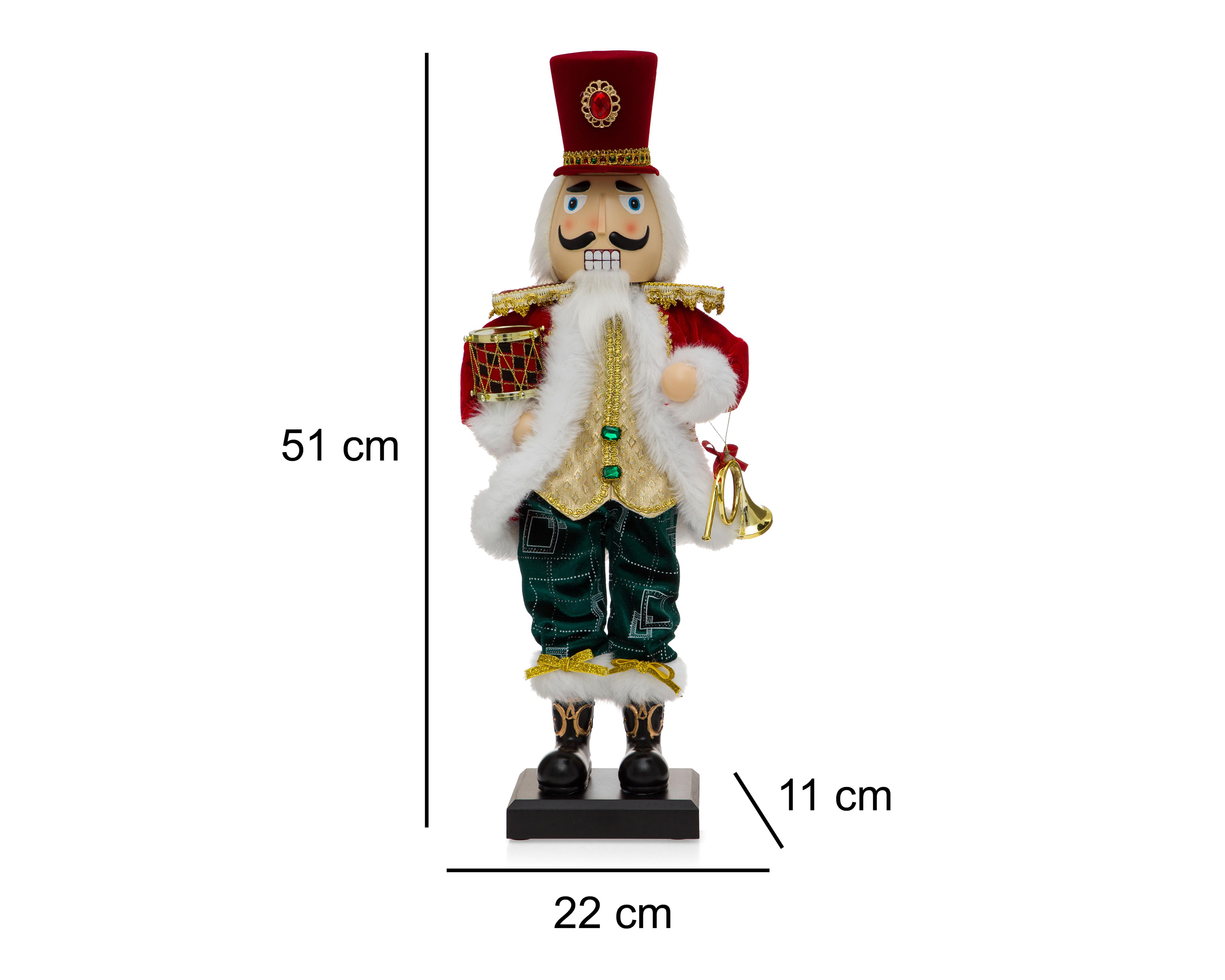 Foto 7 pulgar | Figura Decorativa Cascanueces Navideño Tradi Men de Plástico