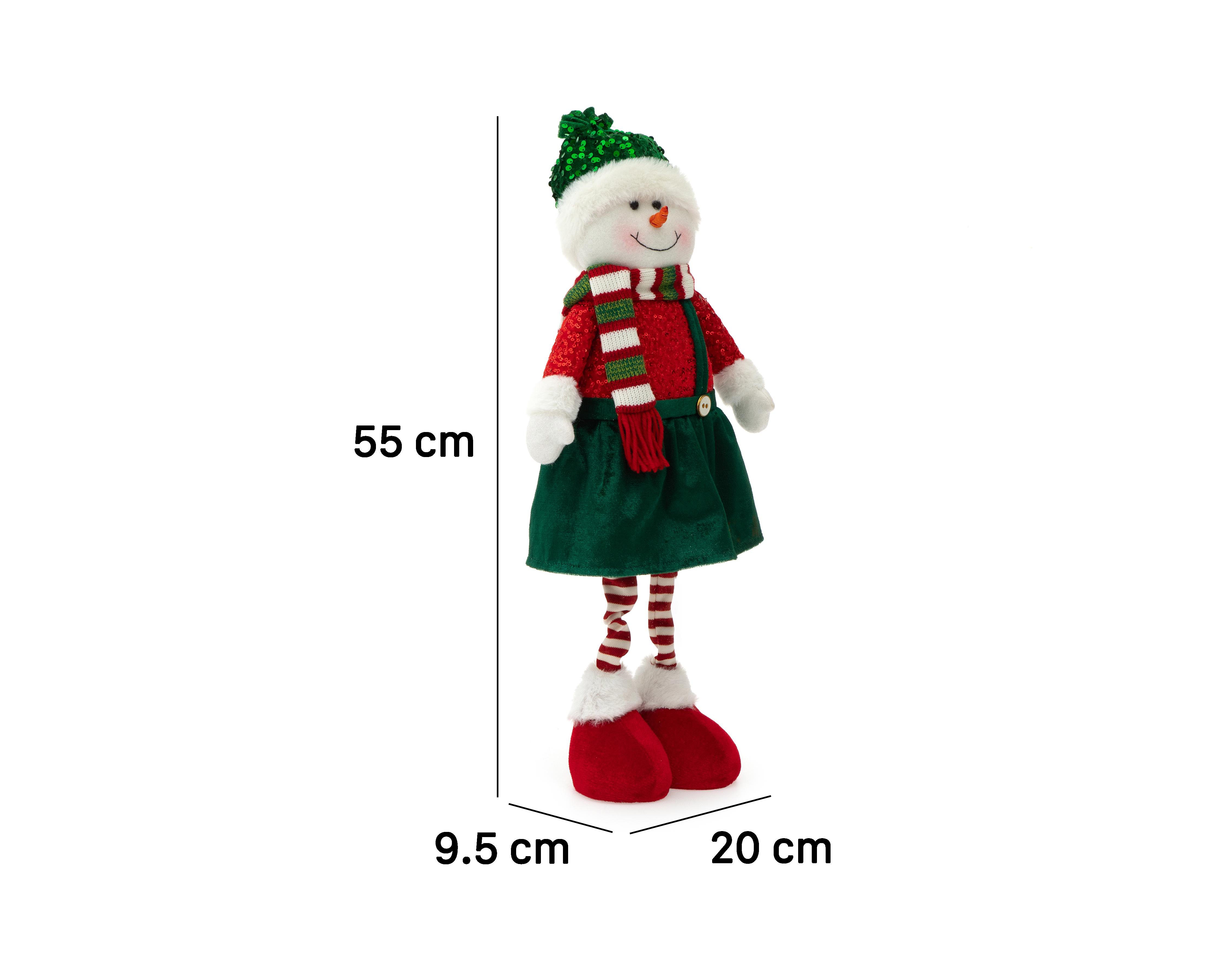 Foto 7 pulgar | Figura Mono de Nieve Navideño Noumi de Poliéster
