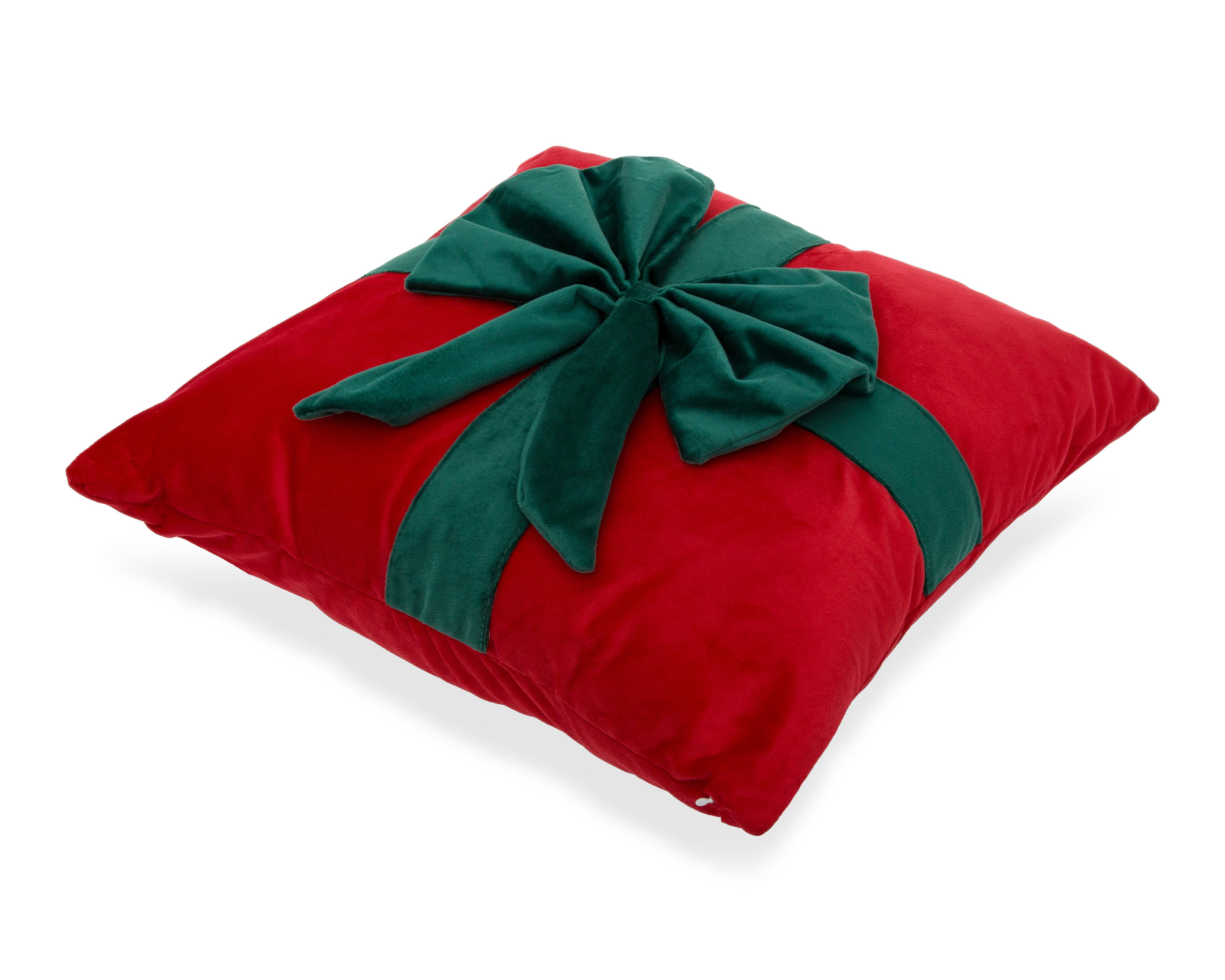 Foto 4 pulgar | Cojín Navideño Rodete Rojo