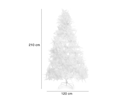 Foto 5 | Árbol de Navidad Snow 210 cm