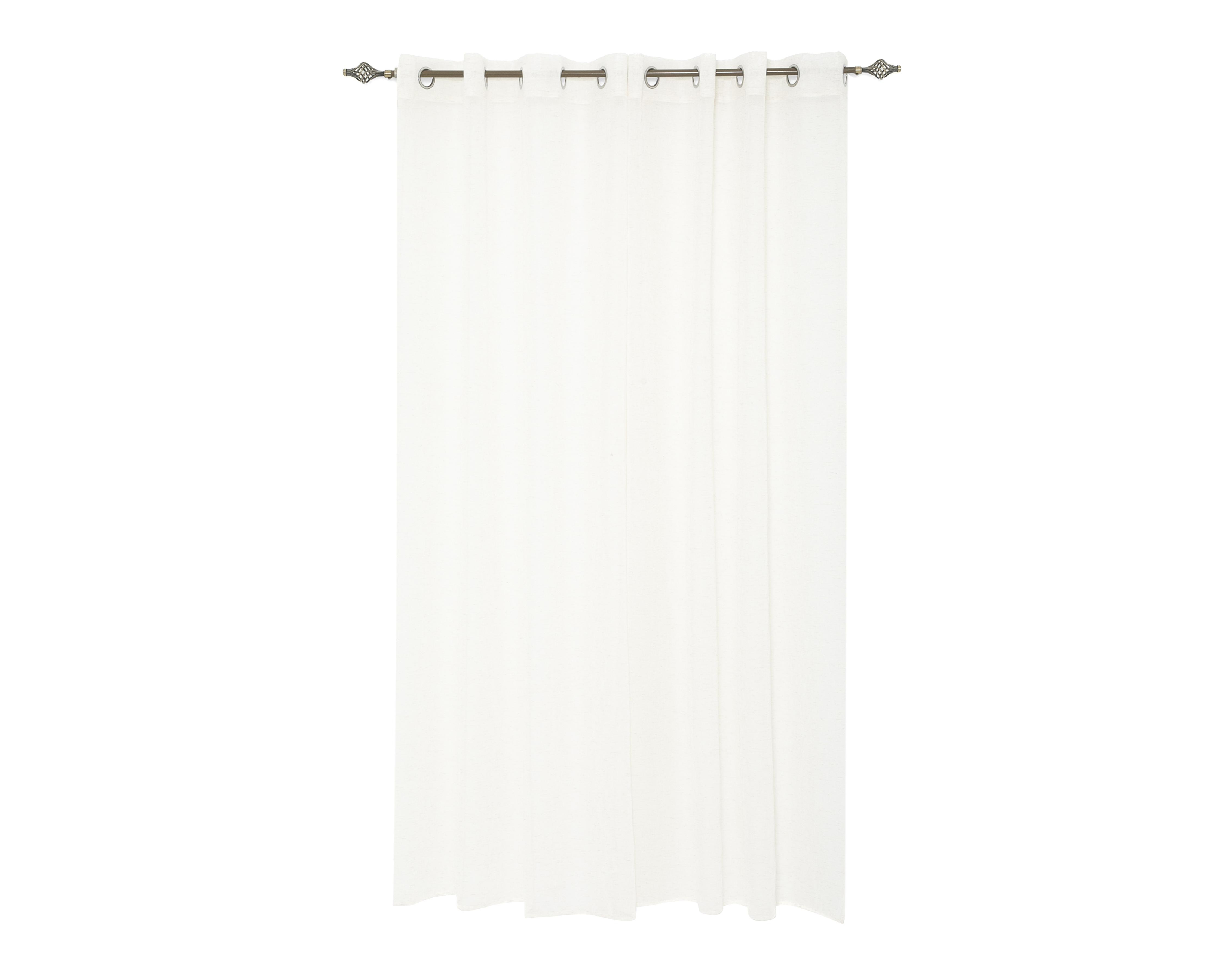 Cortina Rita 140 x 225 Blanca 2 Piezas