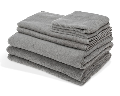 Foto 1 | Toalla de Baño Starhaus Arya Gris 6 Piezas