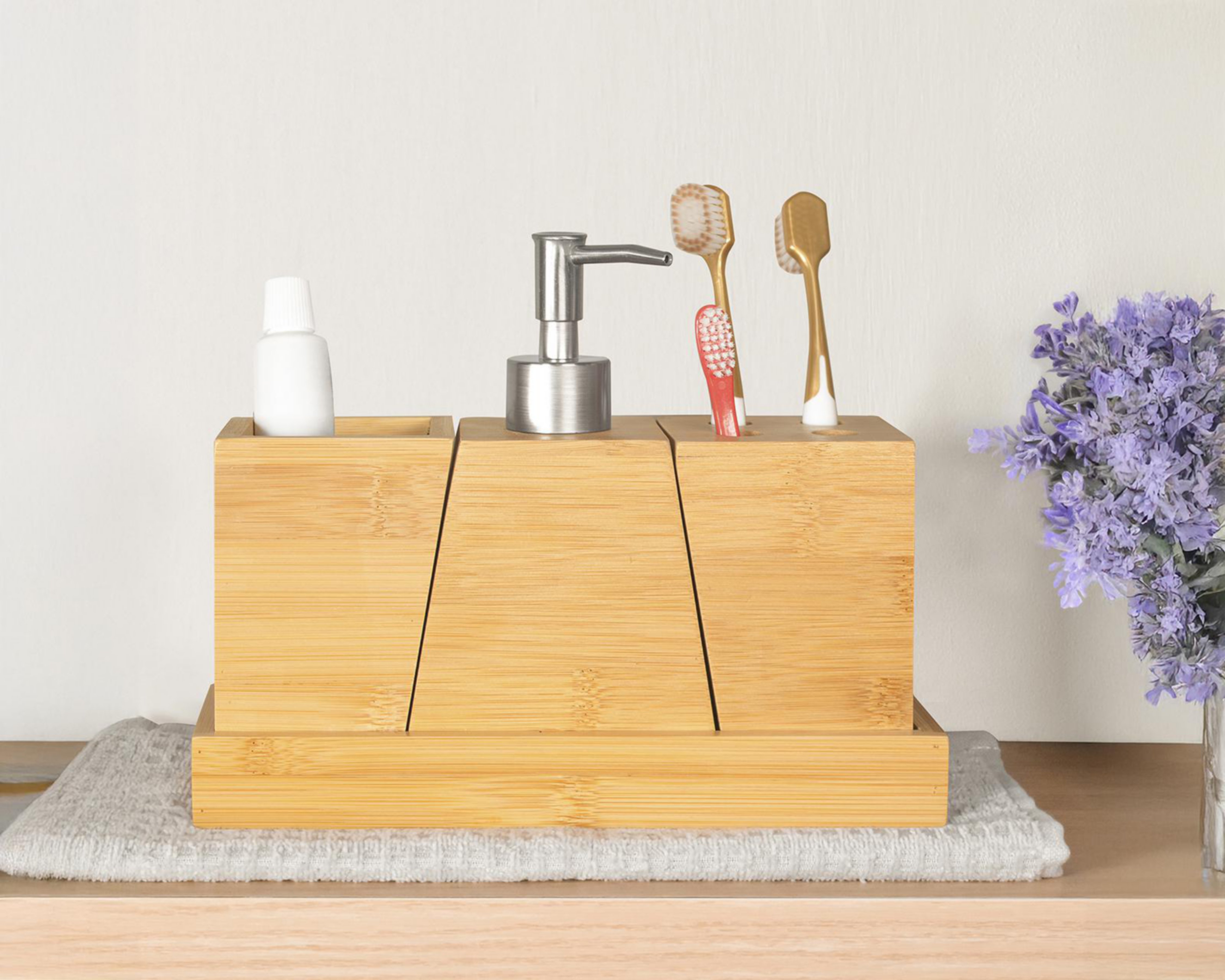 Foto 5 pulgar | Accesorios de Baño Starhaus para Lavar Manos y Dientes 4 Piezas