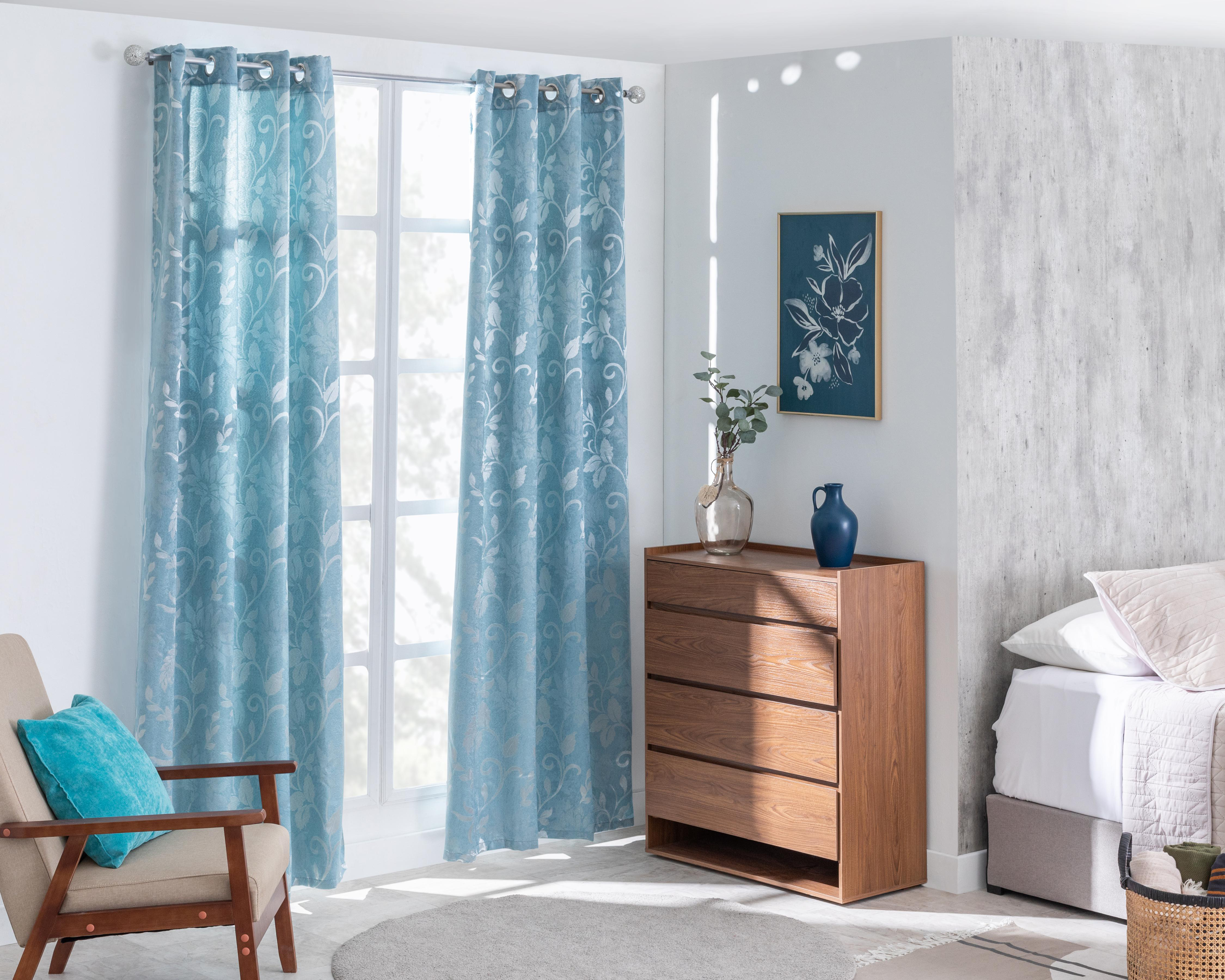 Cortinas Molly 280 x 225 cm Azul