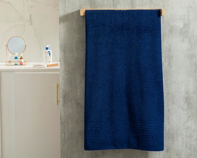 Foto 4 | Toalla de Baño Completo Starhaus Tencel Azul Marino