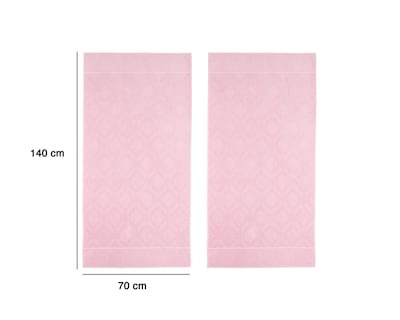 Foto 5 | Toalla de Medio Baño Starhaus Carey Rosa 2 Piezas