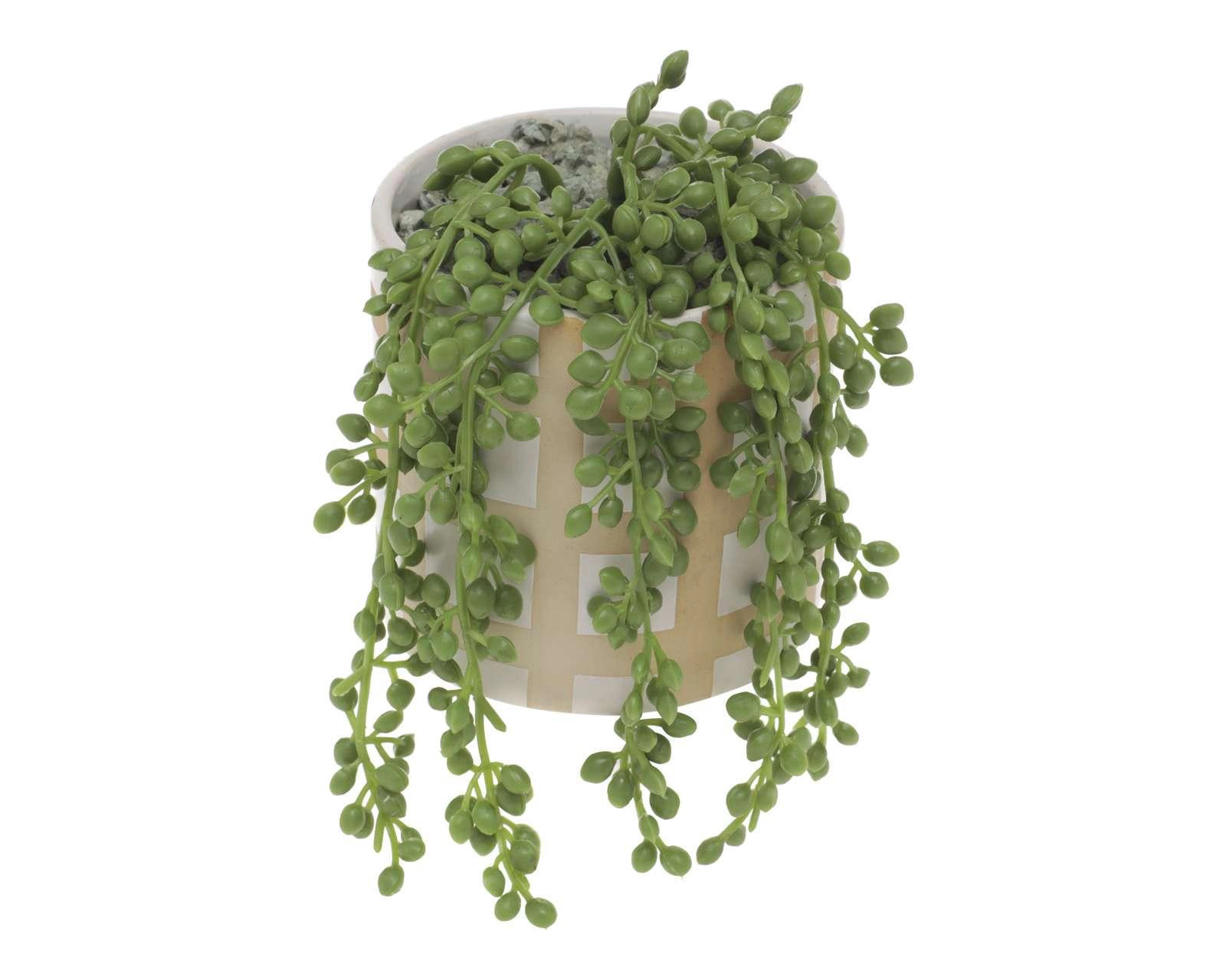 Foto 3 pulgar | Planta Artificial con Maceta Starhaus 12.5 cm