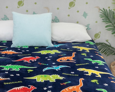 Foto 1 | Frazada Individual Starhaus Dino Estampada