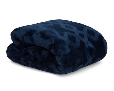 Foto 2 | Cobertor Matrimonial Starhaus Jacquard Azul