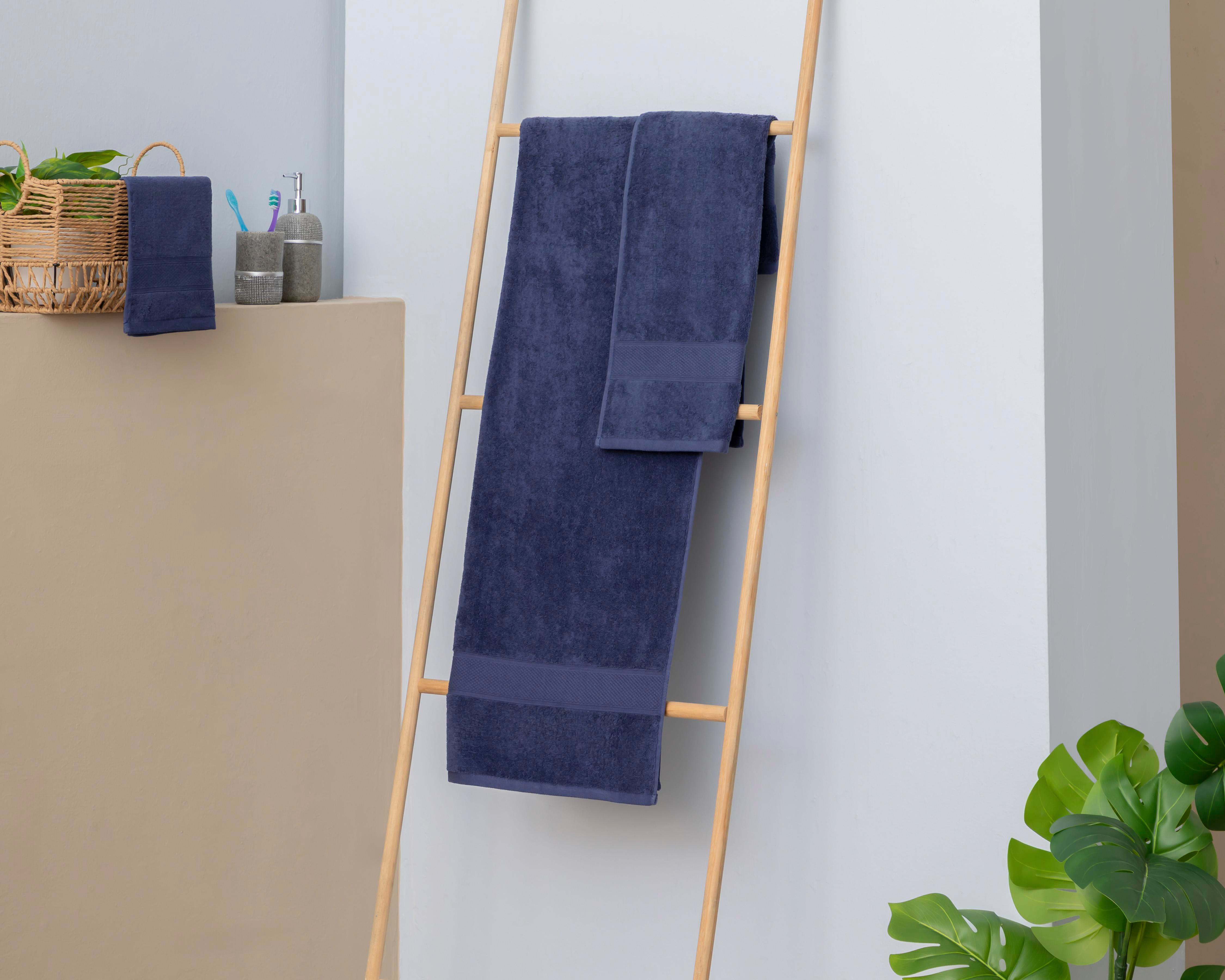 Foto 5 pulgar | Toalla de Baño Spring Air Breeze Azul 3 Piezas