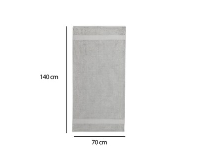 Foto 5 | Toalla de Baño Spring Air Breeze Gris 3 Piezas