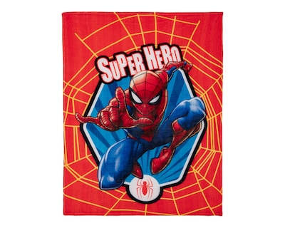 Foto 2 | Cobertor Individual Providencia Spider-Man Super Hero Rojo