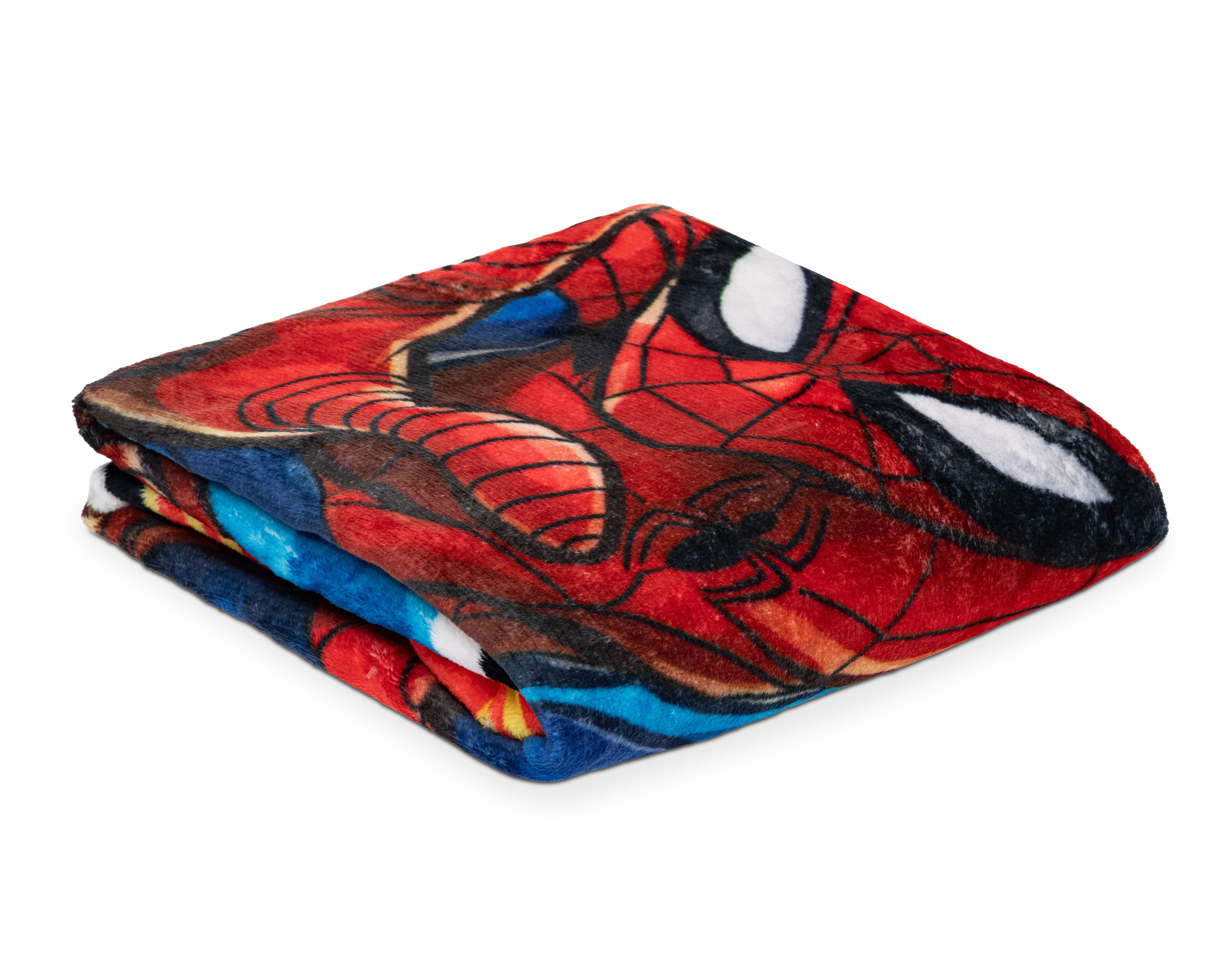 Foto 5 pulgar | Cobertor Individual Providencia Spider-Man Super Hero Rojo