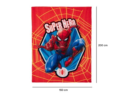 Foto 5 | Cobertor Individual Providencia Spider-Man Super Hero Rojo