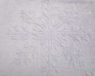 Foto 4 | Frazada Starhaus Snow Flakes Gris