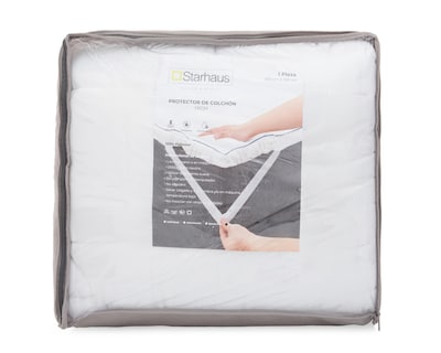 Foto 4 | Protector de Colchón King Size Starhaus High Blanco