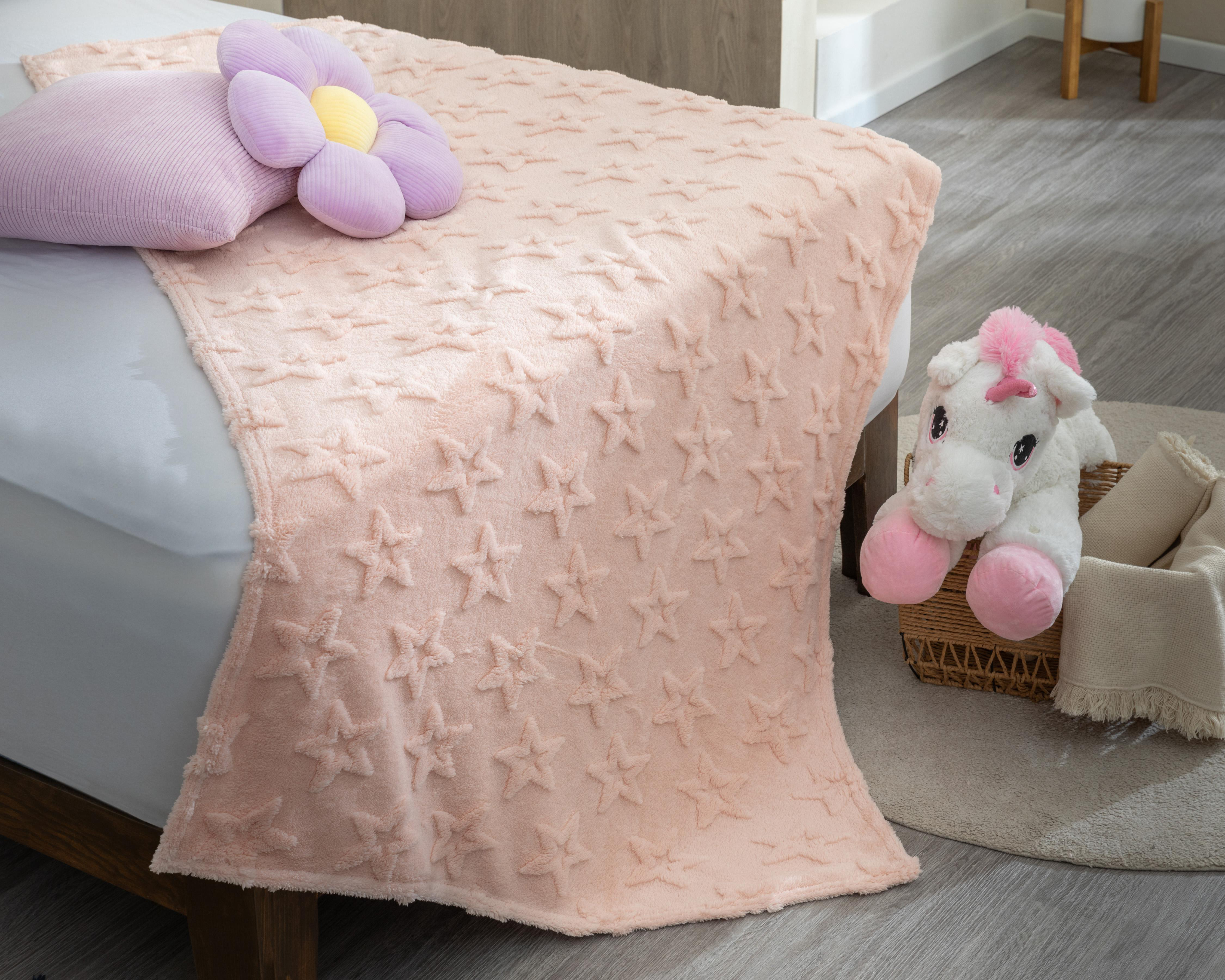 Frazada Individual Starhaus Etoile Rosa $219