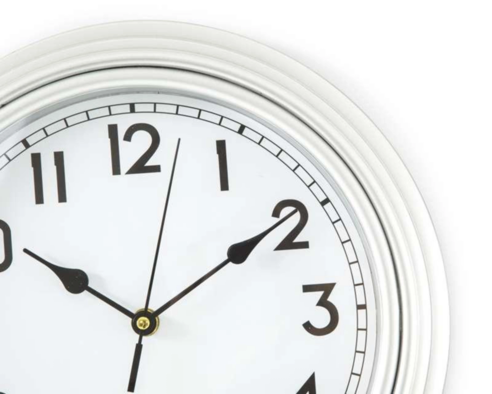 Foto 4 pulgar | Reloj de Pared Larissa Plata