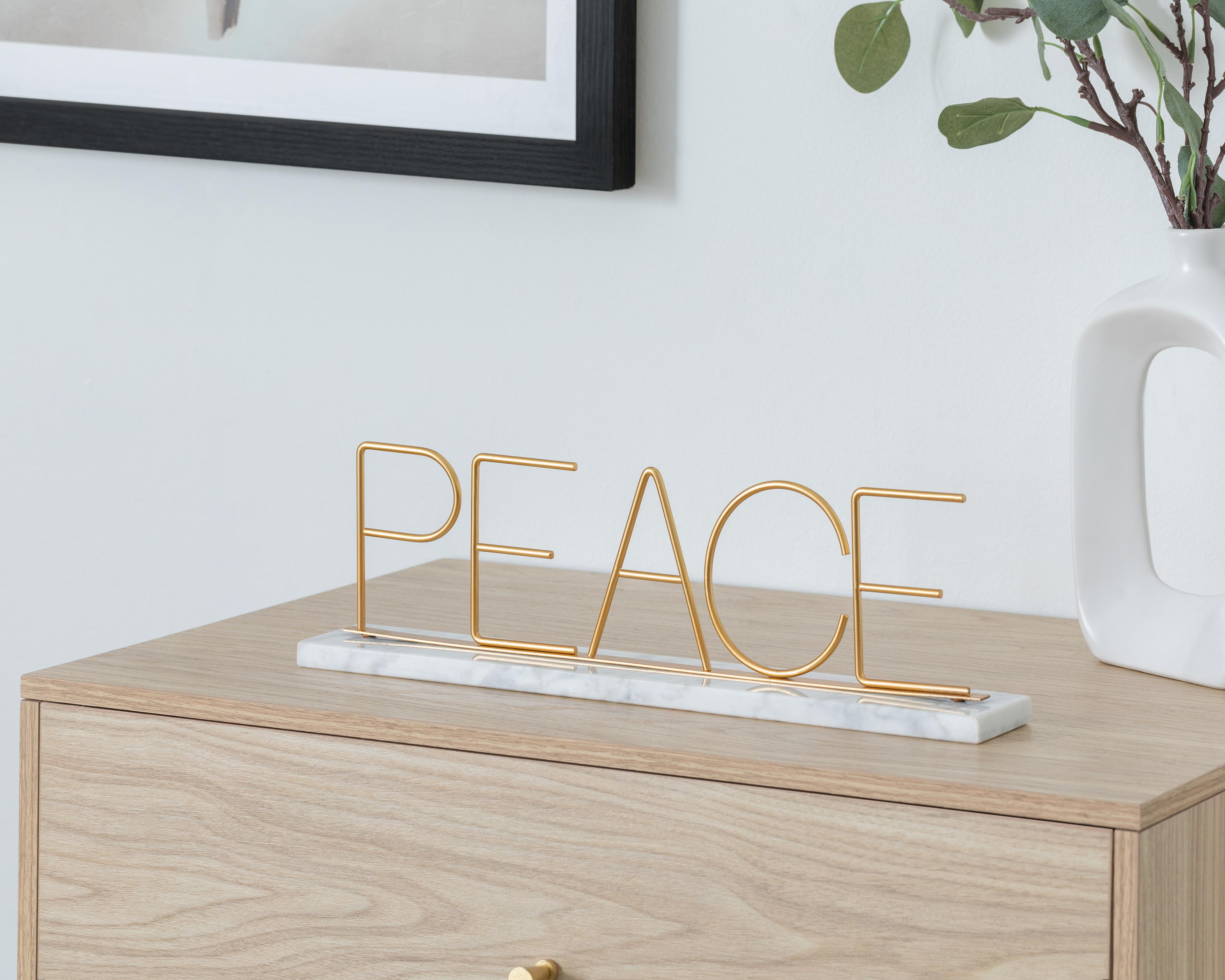Foto 5 pulgar | Letras Decorativas Peace Pamina