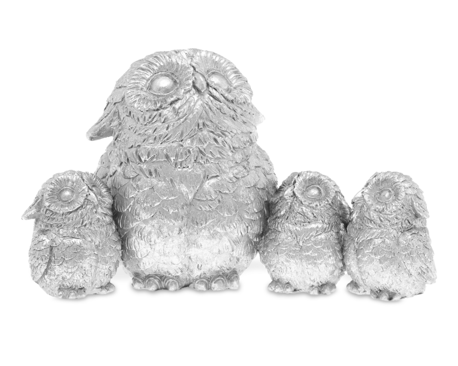 Foto 4 pulgar | Escultura Family of Owls