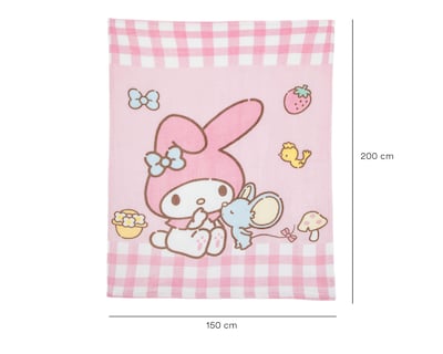 Foto 5 | Cobertor Individual Providencia My Melody Rosa