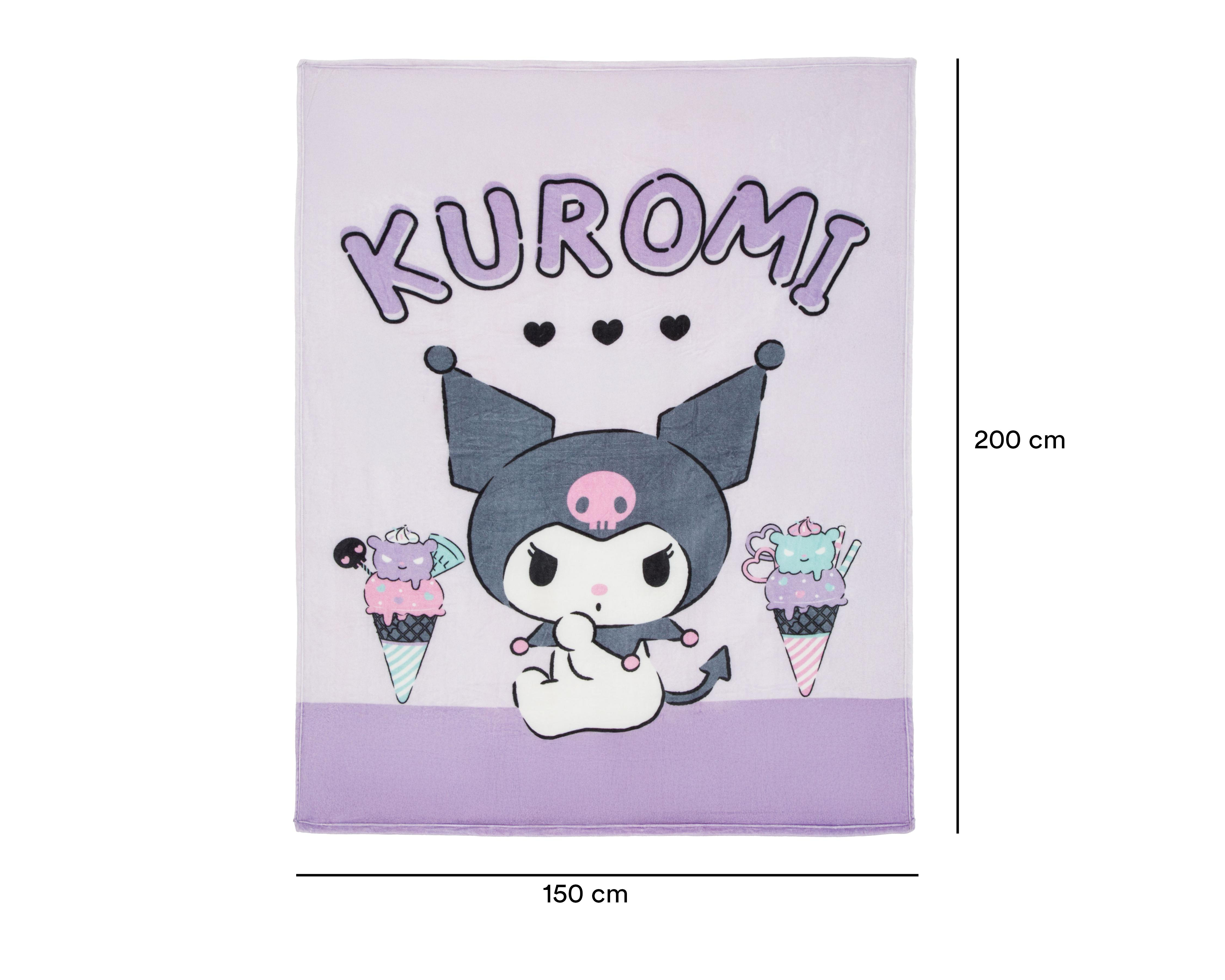 Foto 5 | Cobertor Individual Providencia Kuromi Estampado