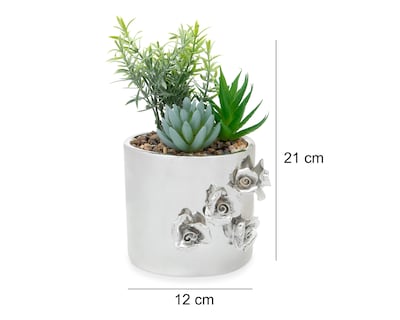 Foto 5 | Planta Artificial con Maceta Starhaus 21 cm