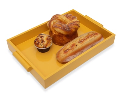 Foto 1 | Charola Decorativa Yellow Trayy
