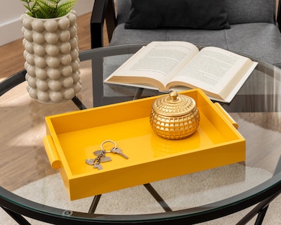 Foto 4 | Charola Decorativa Yellow Trayy