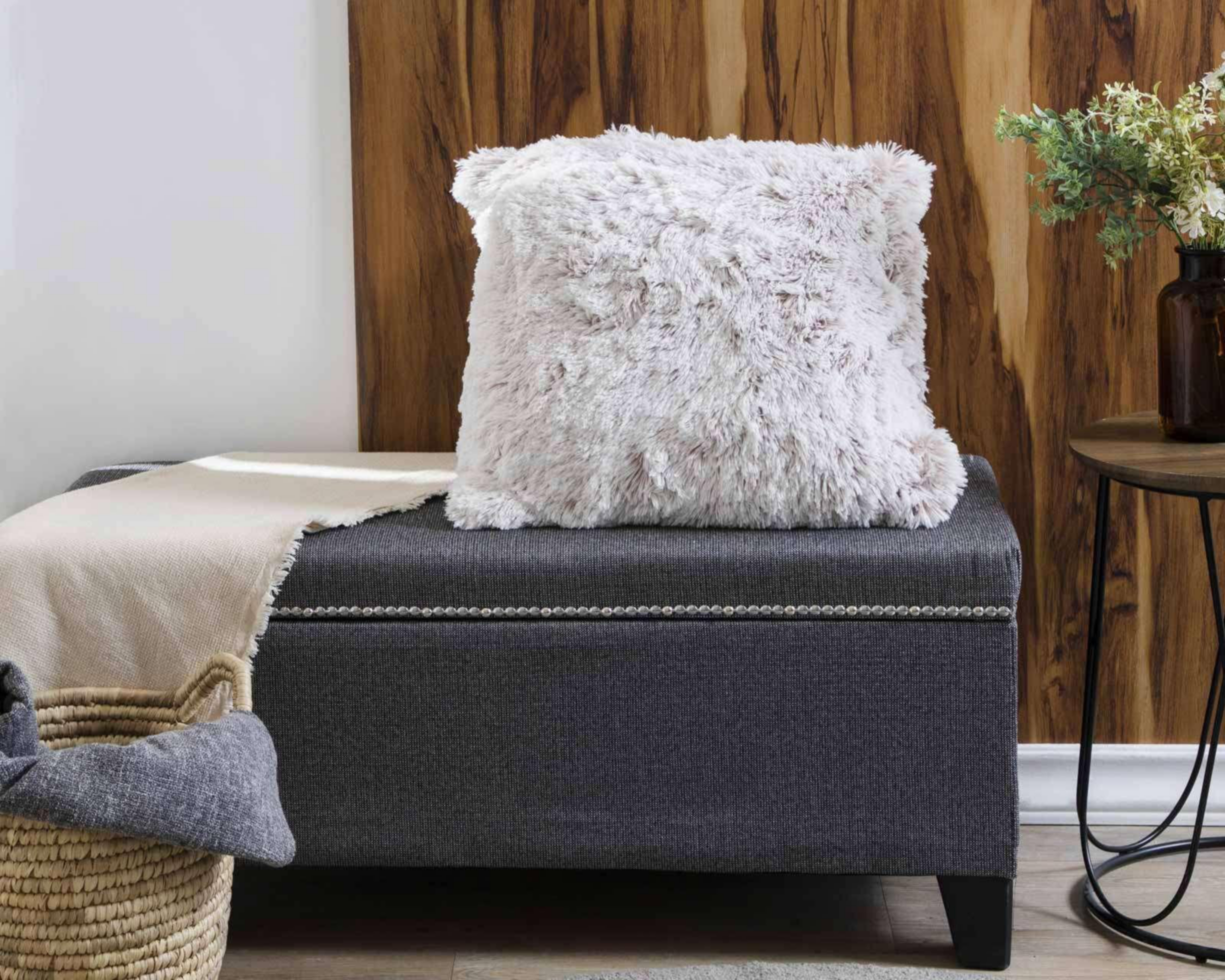 Foto 6 pulgar | Cojín Decorativo Snow Taupe