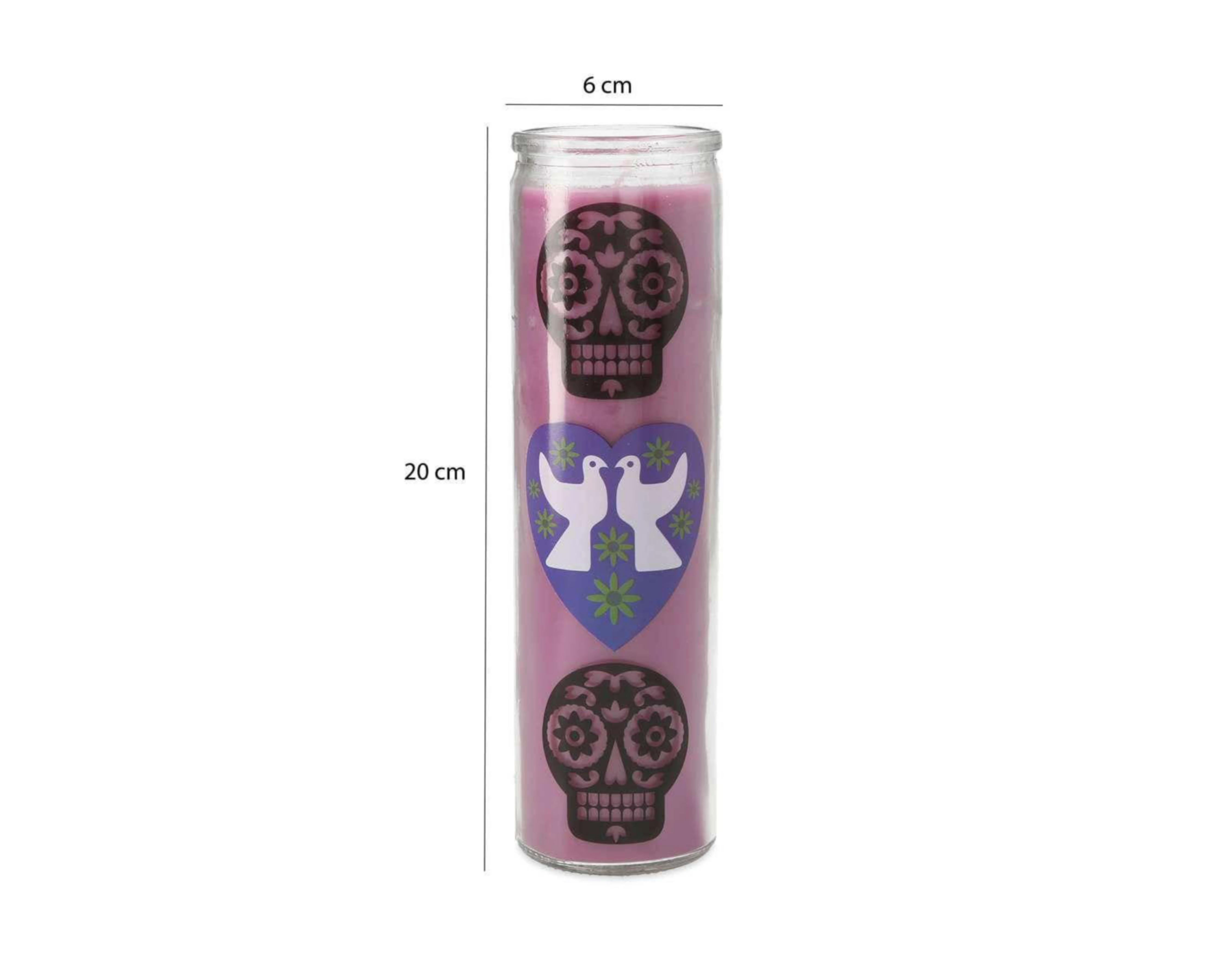 Foto 4 pulgar | Vela Decorativa Starhaus Día de Muertos