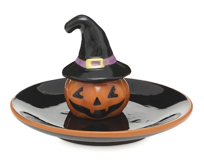 Foto 1 | Plato Decorativo Calabaza Bruja