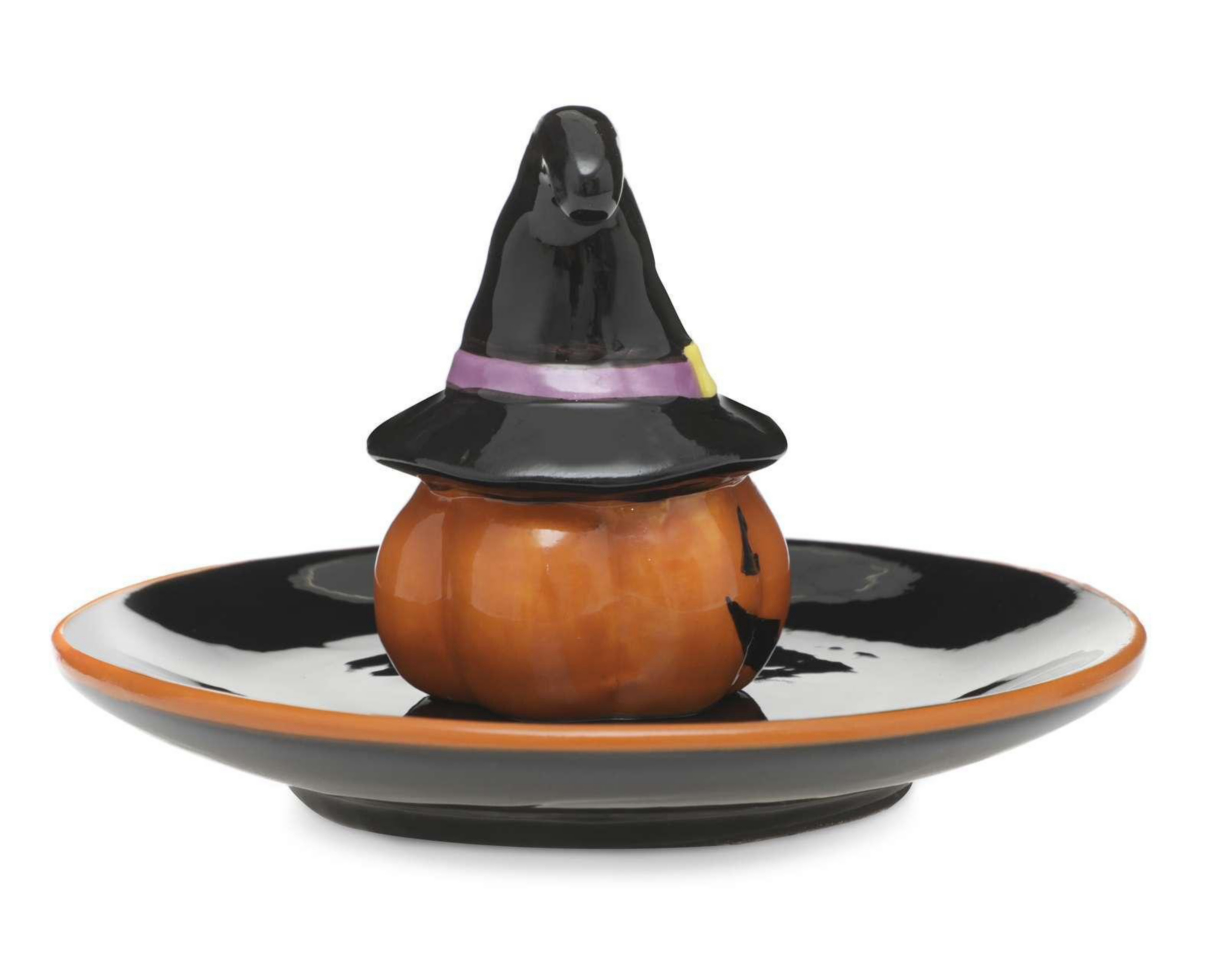 Foto 3 pulgar | Plato Decorativo Calabaza Bruja