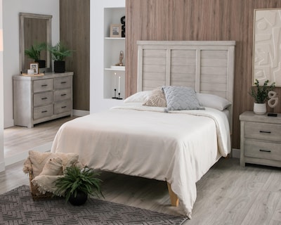 Foto 6 | Cabecera Hampton Matrimonial Gris