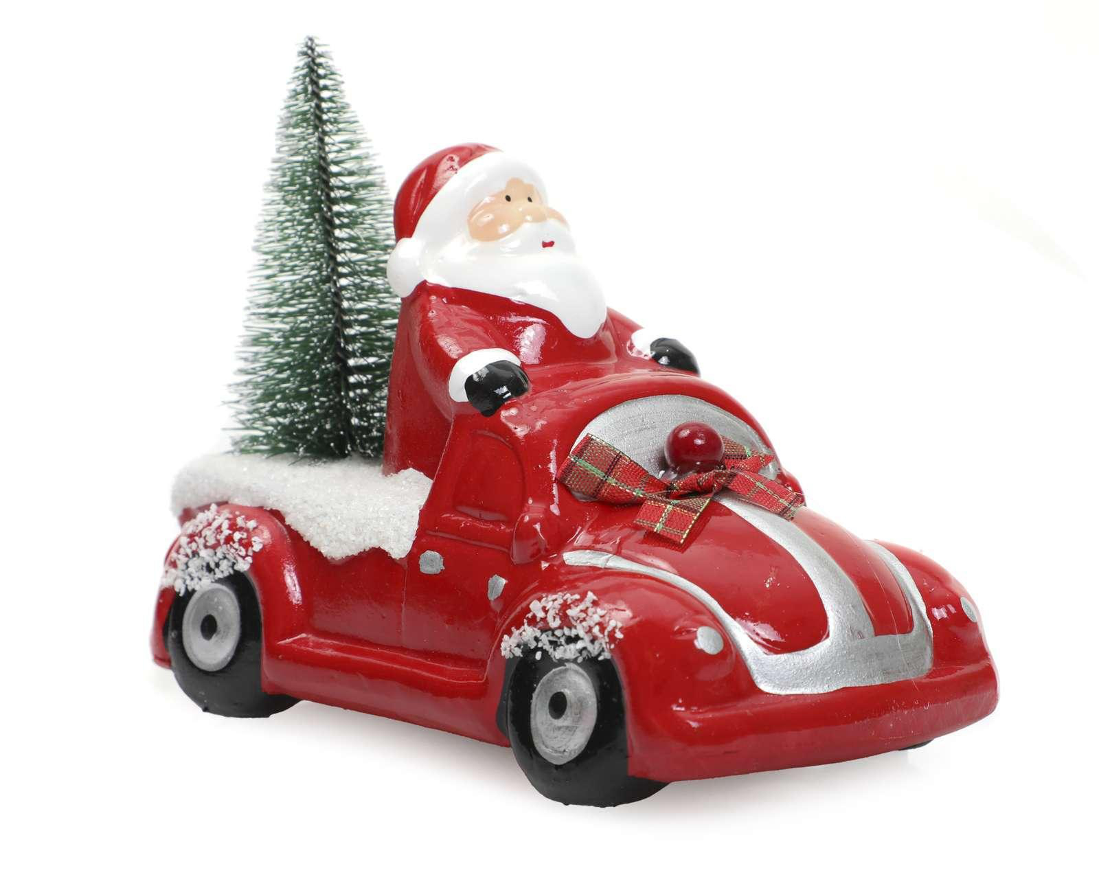 Foto 1 | Figura de Cerámica Starhaus Holidays Santa Ride