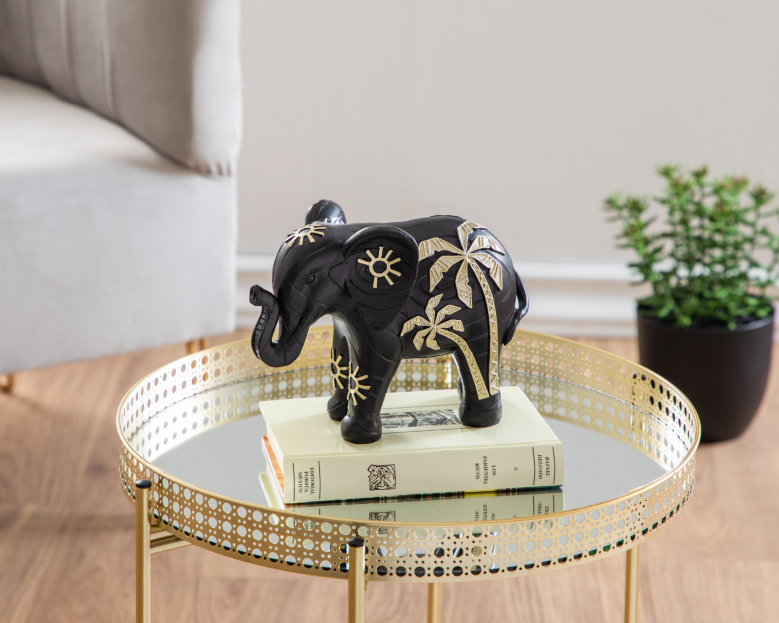 Foto 6 | Escultura de Elefante Khepri