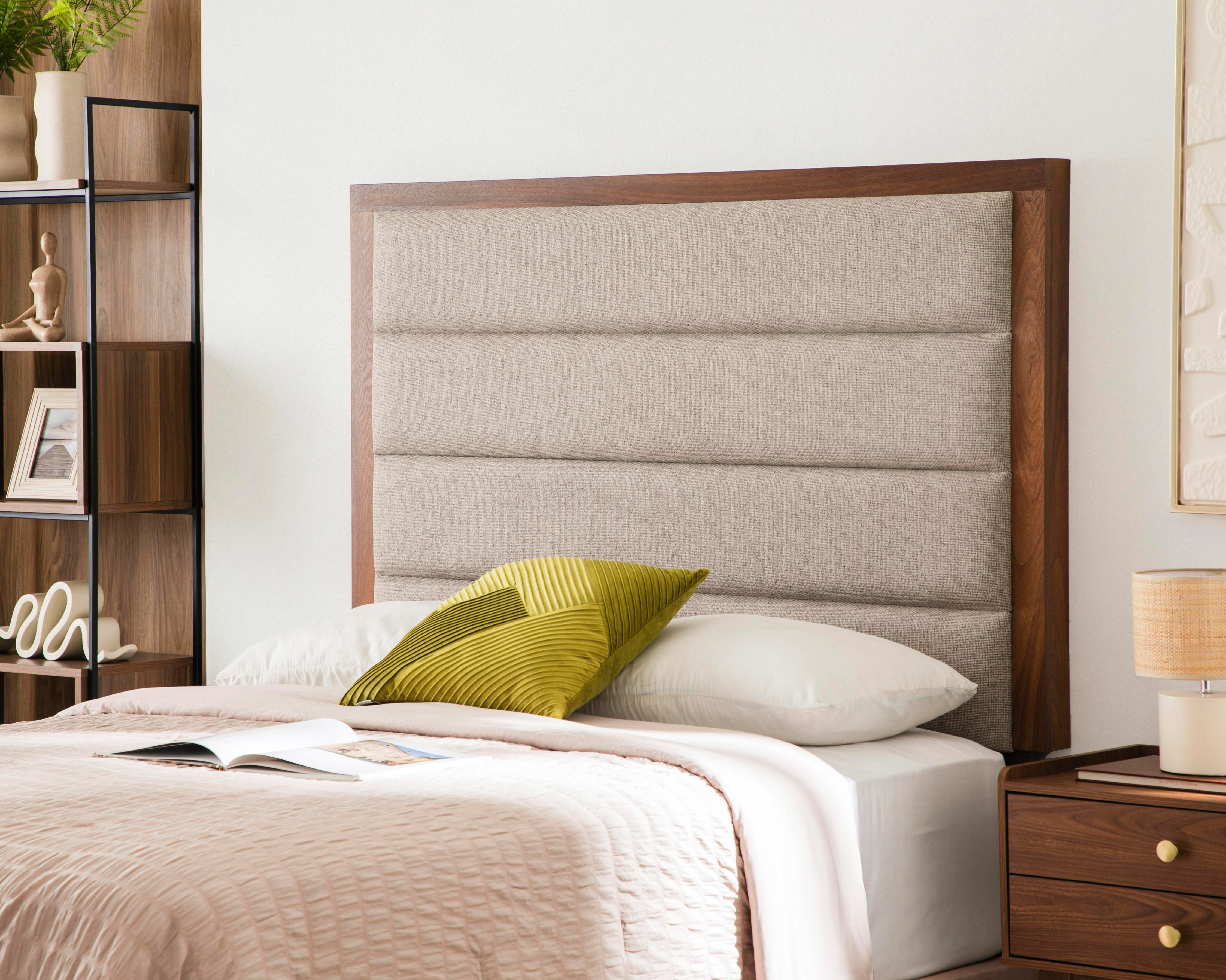Cabecera Coral Matrimonial Beige