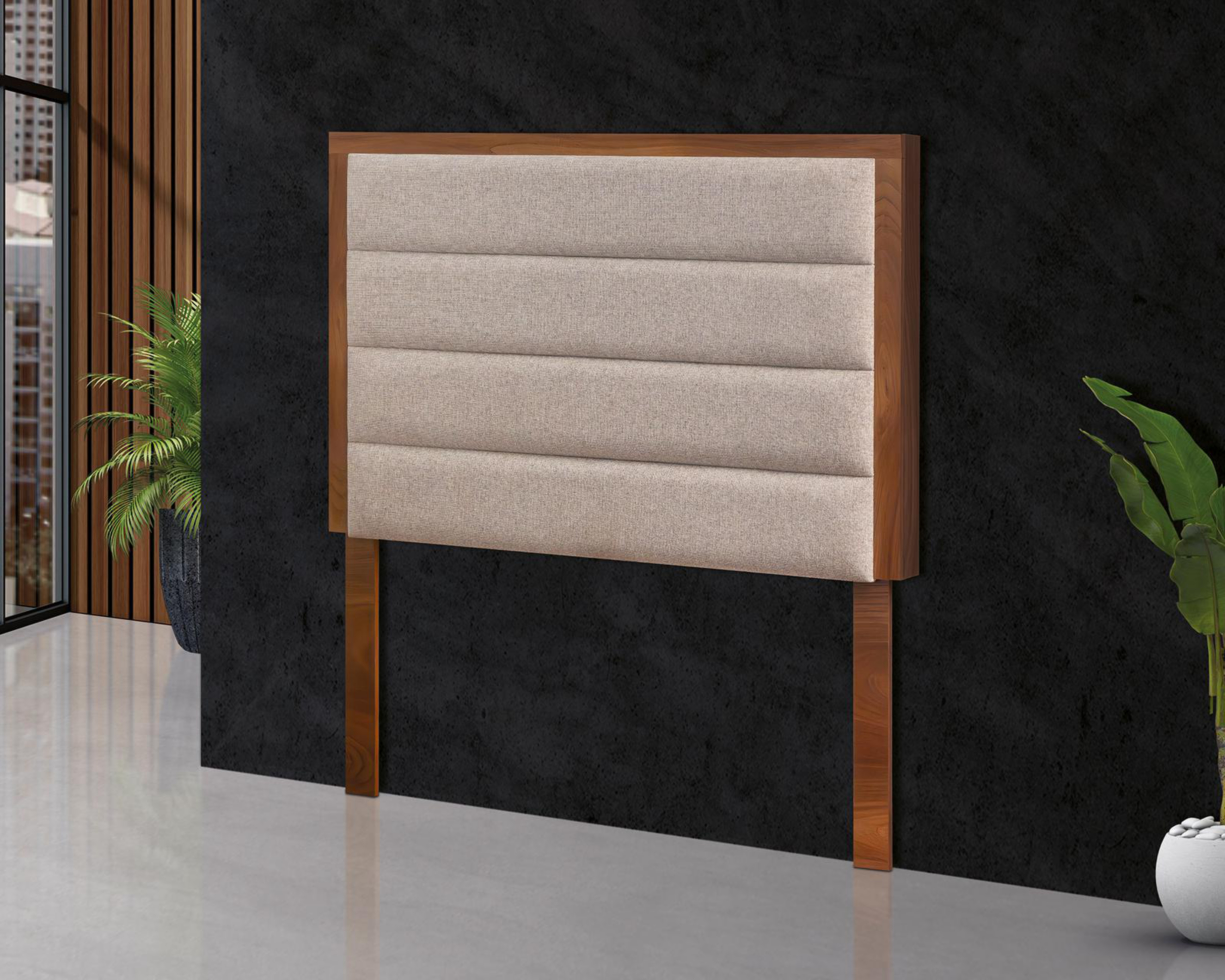 Foto 4 | Cabecera Coral Matrimonial Beige