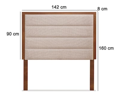 Foto 5 | Cabecera Coral Matrimonial Beige
