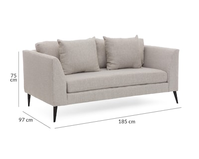 Foto 8 | Loveseat Alba Contemporáneo