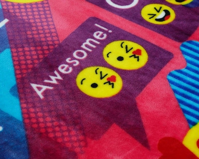 Foto 4 | Frazada Selene Select Emoticones Infantil