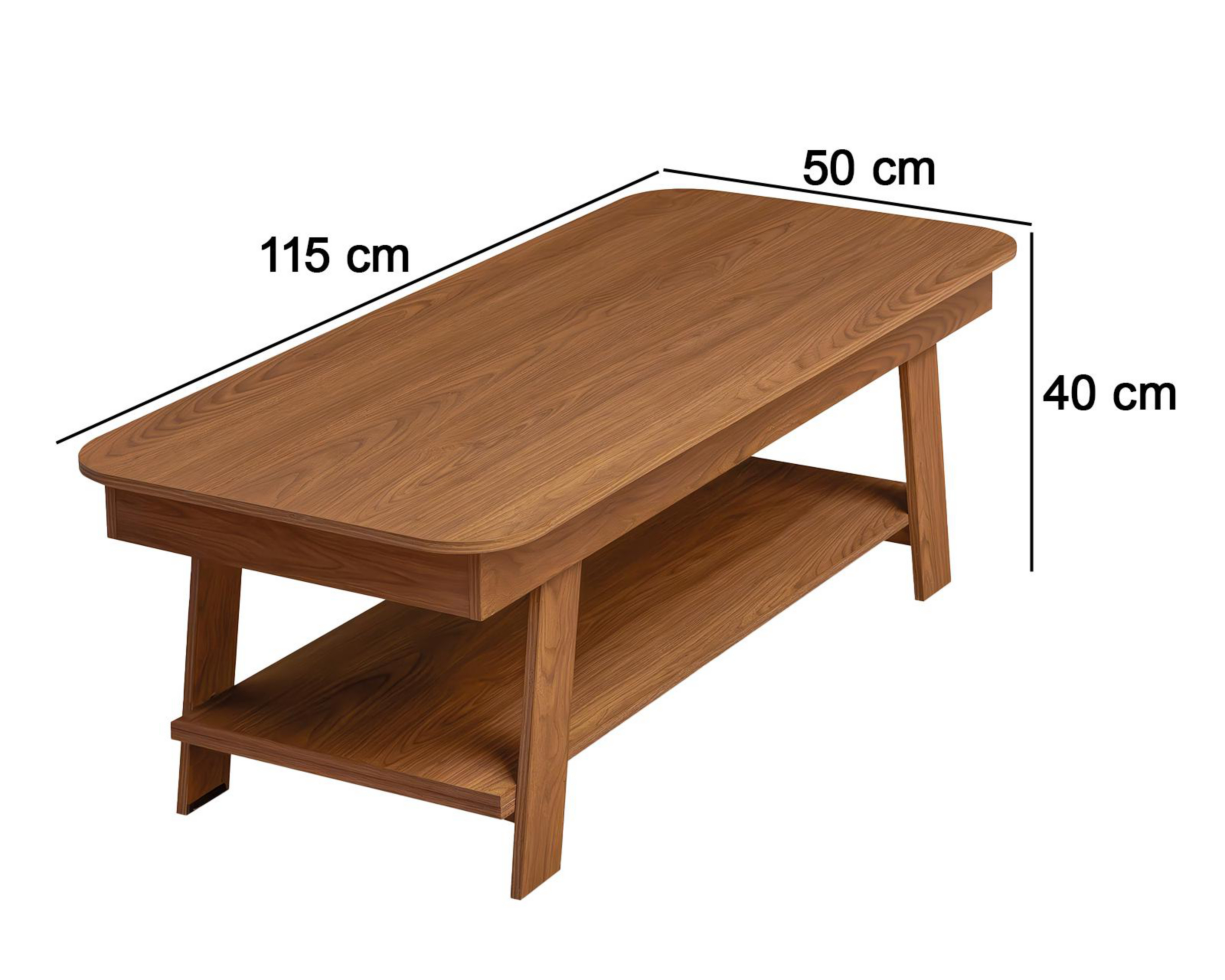 Foto 5 | Mesa de Centro para Sala de Madera Imsa Rosa